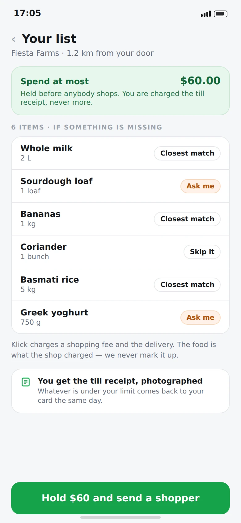 Groceries