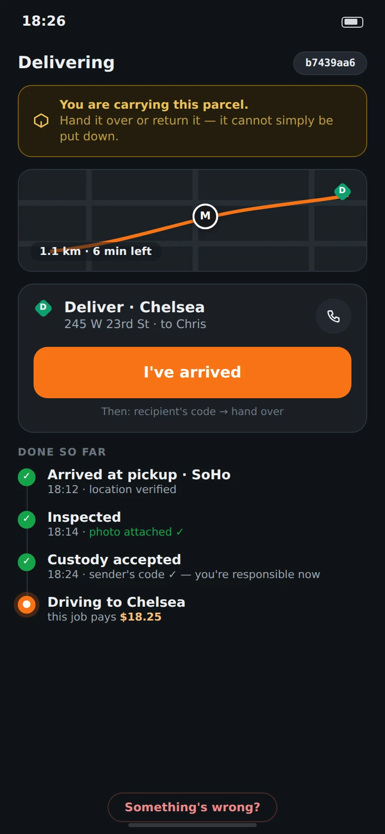 The driver's side